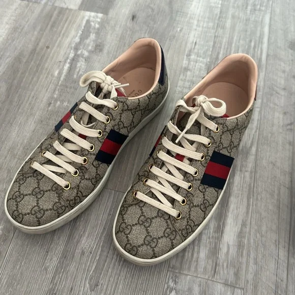 Canvas Sneakers Supreme Canvas Shoes Gucci Women's Ace GG